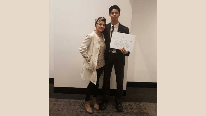 DARRIEN HERBERT RECEIVES PIERRE DE COUBERTIN AWARD