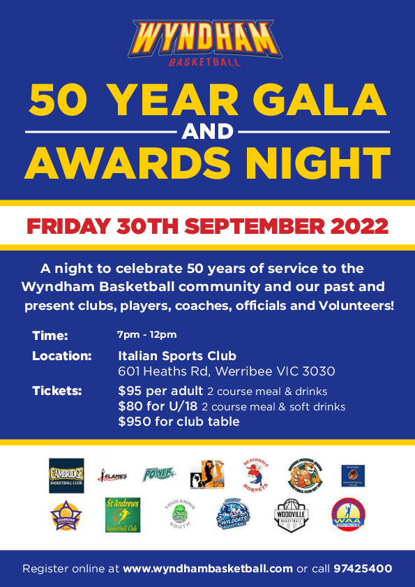 WBA 50-Year Gala and Awards Night