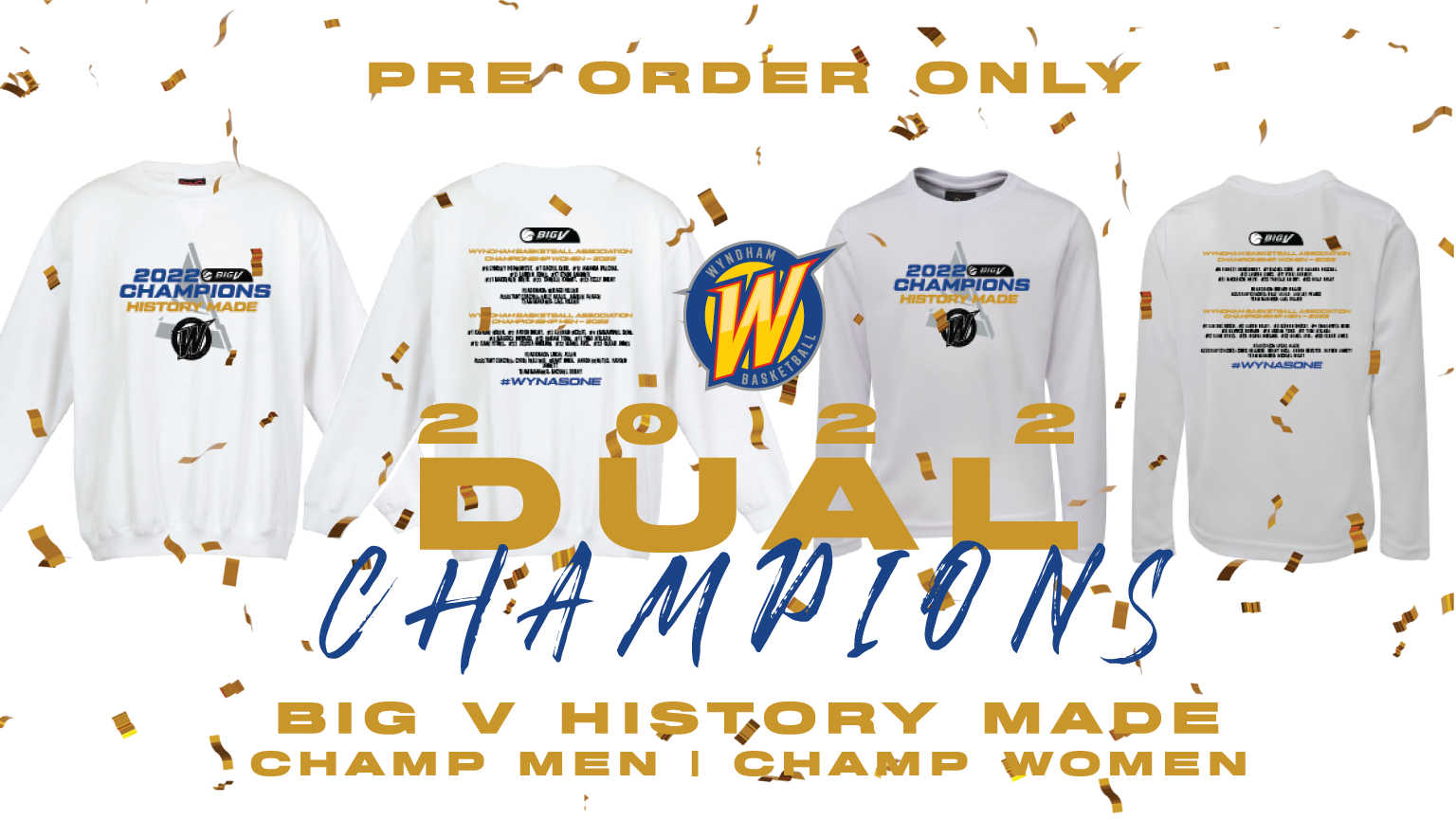 2022 BIG V limited edition Dual Championship Merchandise