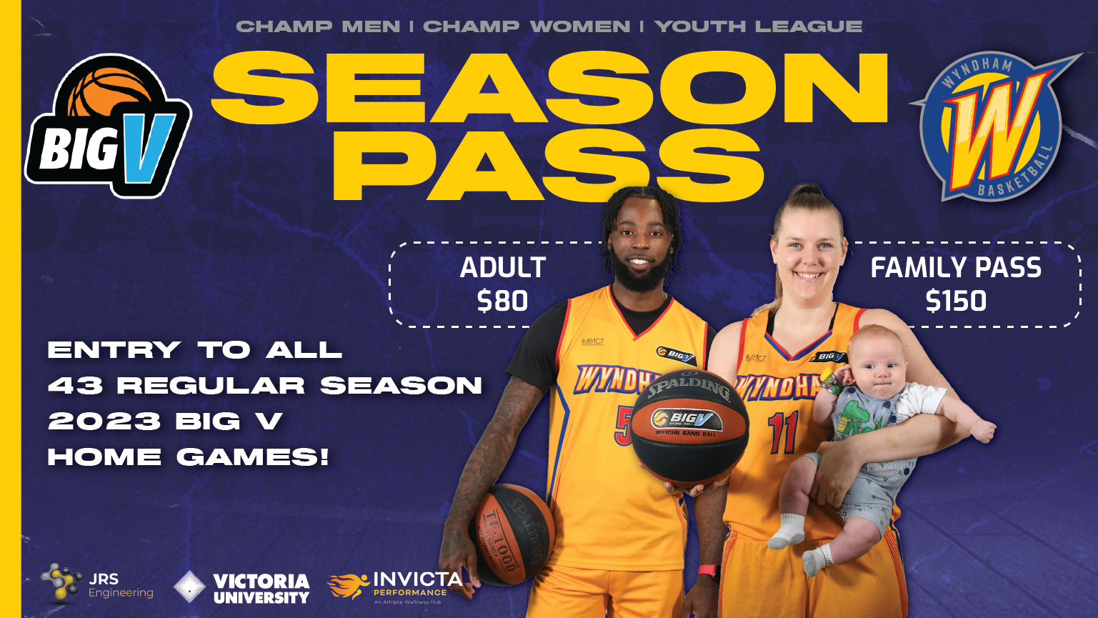 2023 Big V Home Game Season Passes