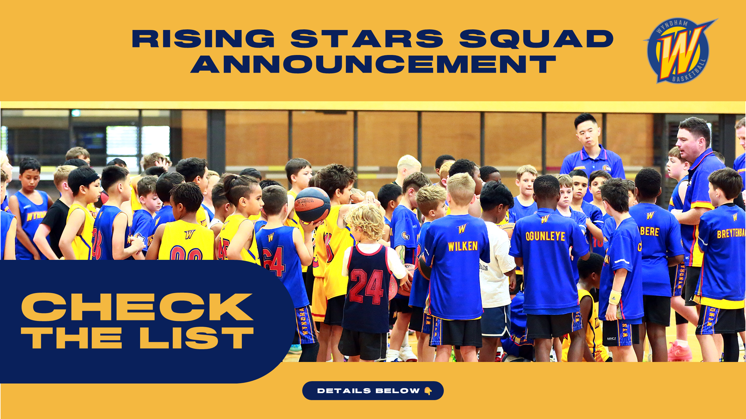 Rising Stars Squad Announcement